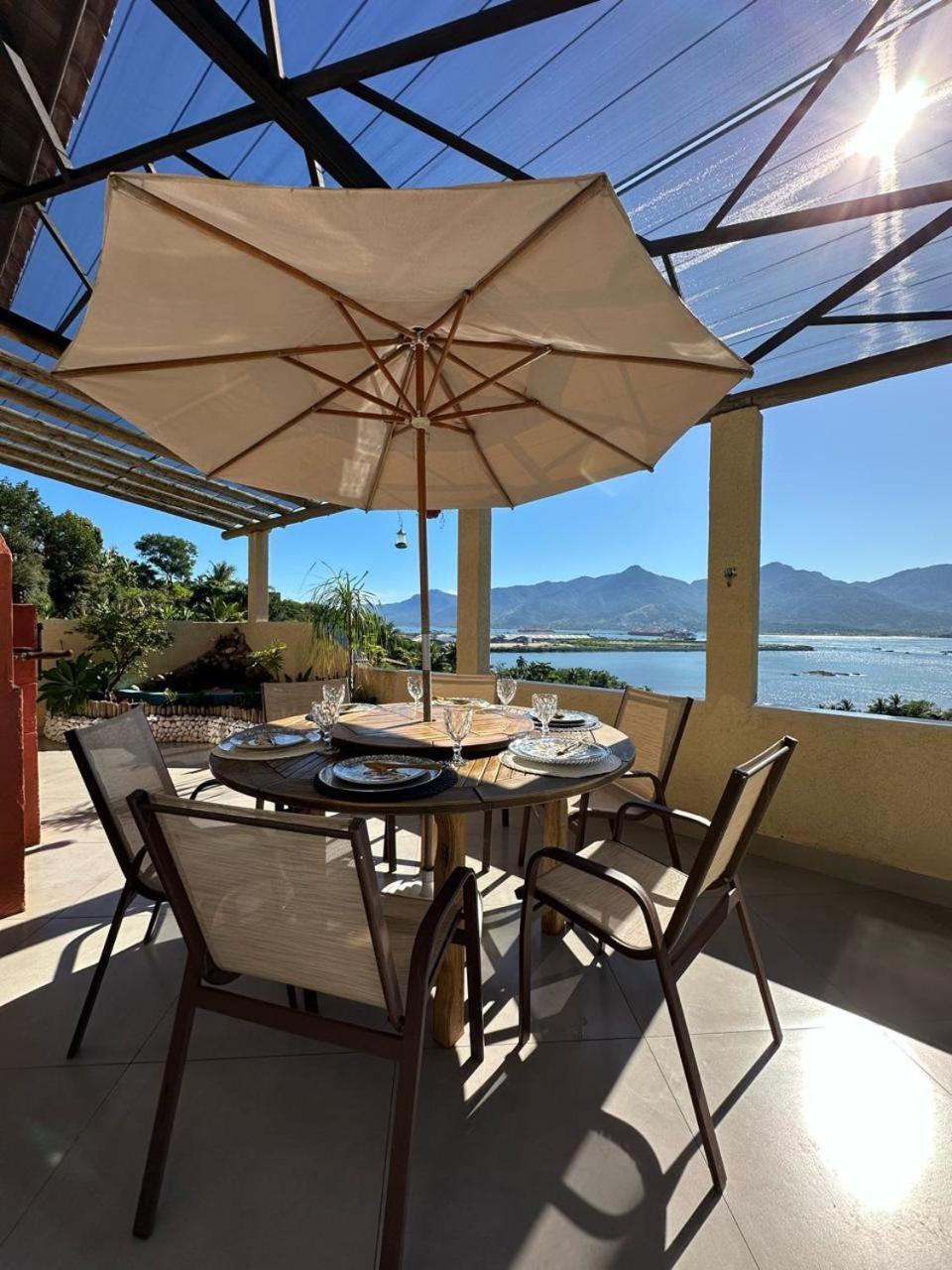 Casa De Praia Com Vista Para O Mar Sao Sebastiao  Bagian luar foto