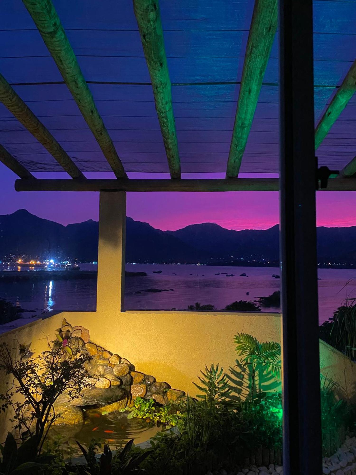 Casa De Praia Com Vista Para O Mar Sao Sebastiao  Bagian luar foto